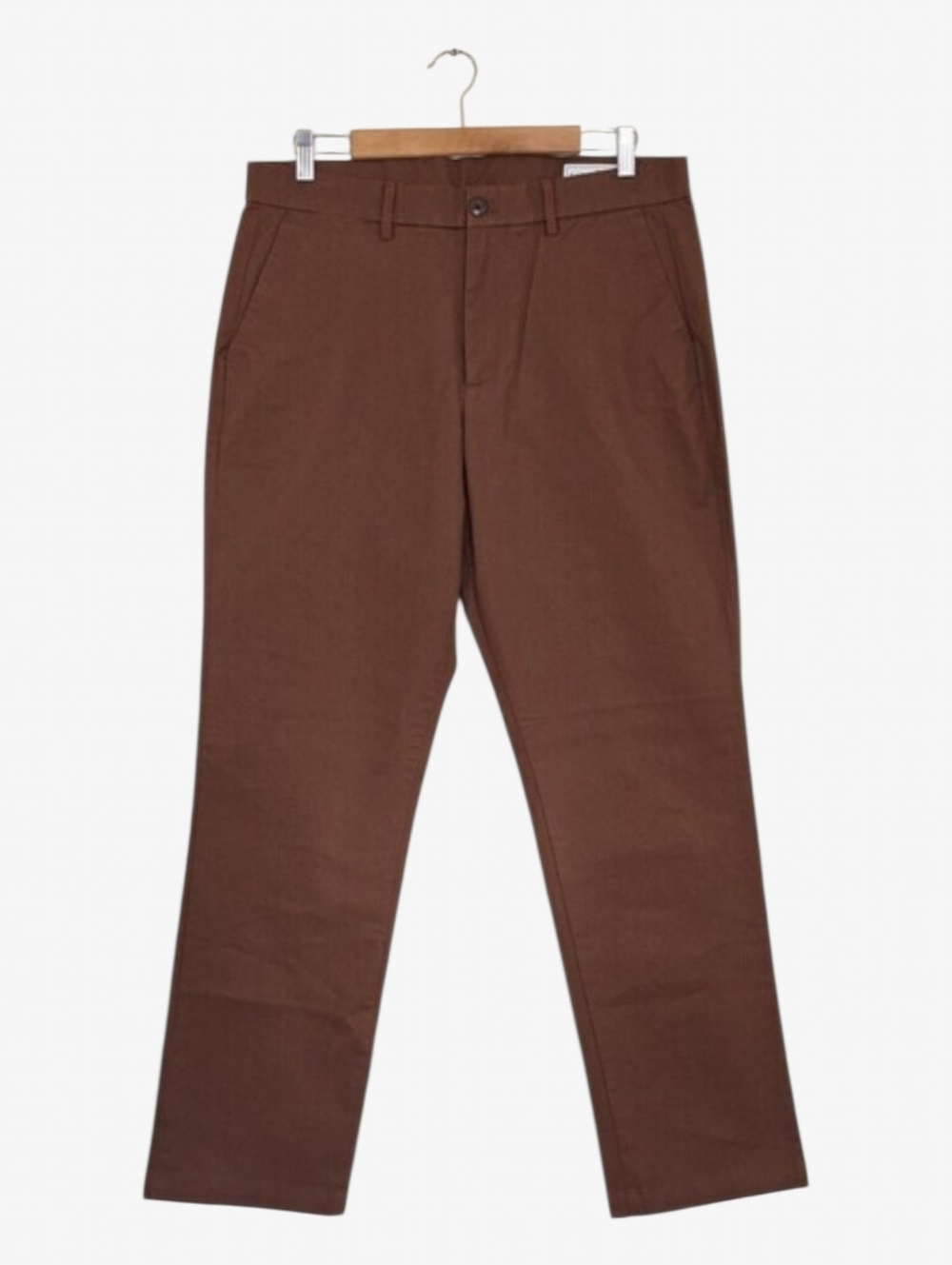 Gap Straight Performance Chino Pant Mens Size 34 X 30 Sable Brown Preppy Office